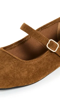 WIDE FIT Stacie Ballet Flat - toffee