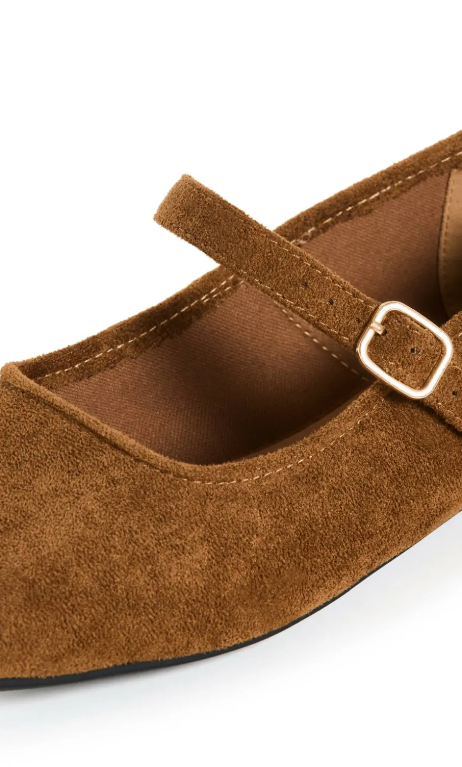 WIDE FIT Stacie Ballet Flat - toffee