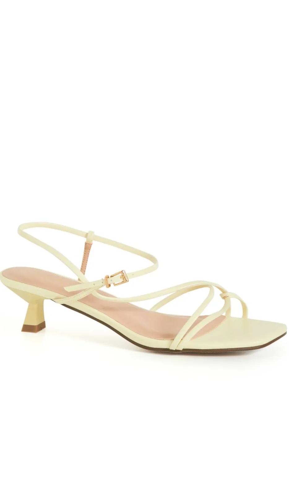 WIDE FIT Stacie Heel - lemon