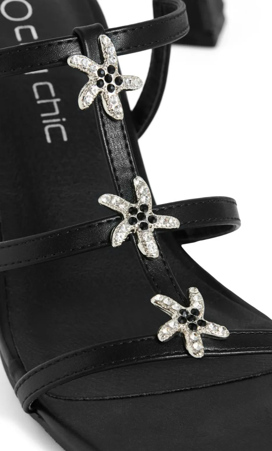 WIDE FIT Starlet Heel - black