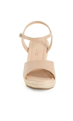 WIDE FIT Suki Wedge - nude