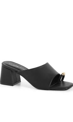 WIDE FIT Tatum Heel - black