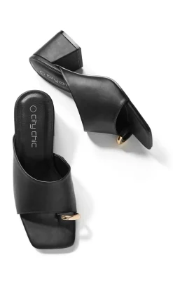 WIDE FIT Tatum Heel - black