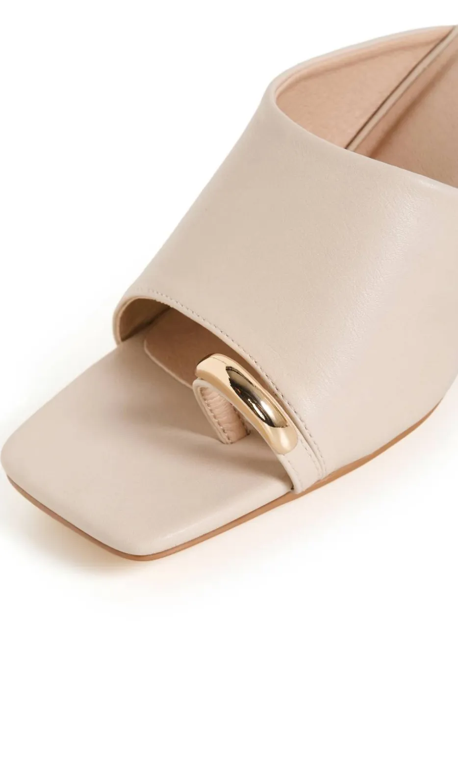 WIDE FIT Tatum Heel - stone
