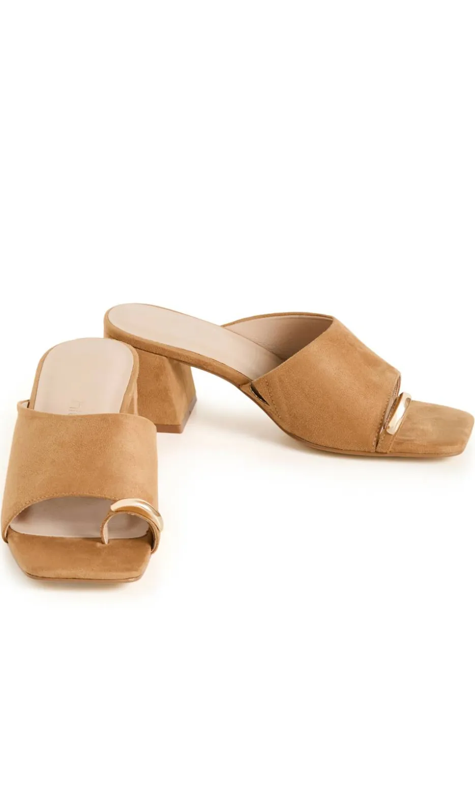 WIDE FIT Tatum Heel - wheat