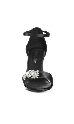 WIDE FIT Totally Glam Heel - black