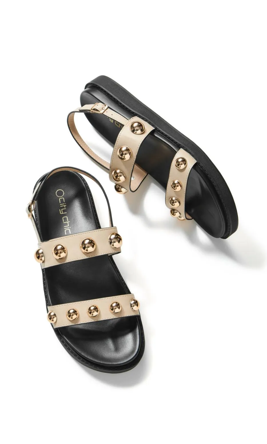 WIDE FIT Wren Sandal - stone