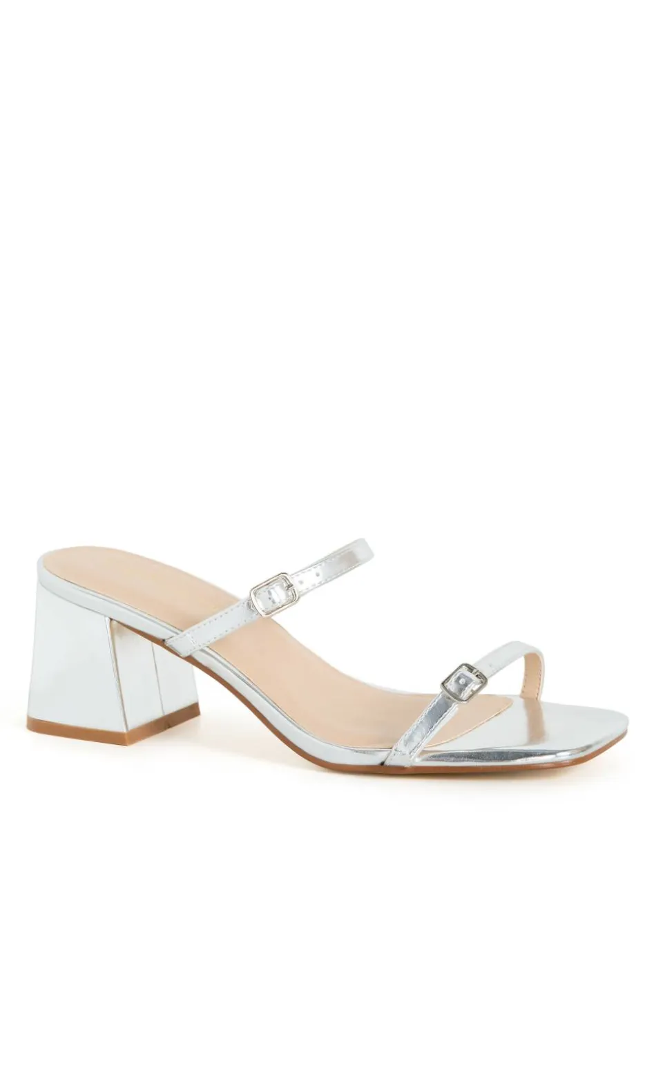 WIDE FIT Yazmine Heel - silver