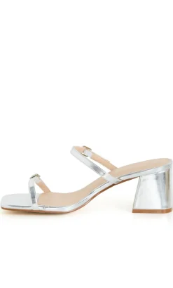 WIDE FIT Yazmine Heel - silver