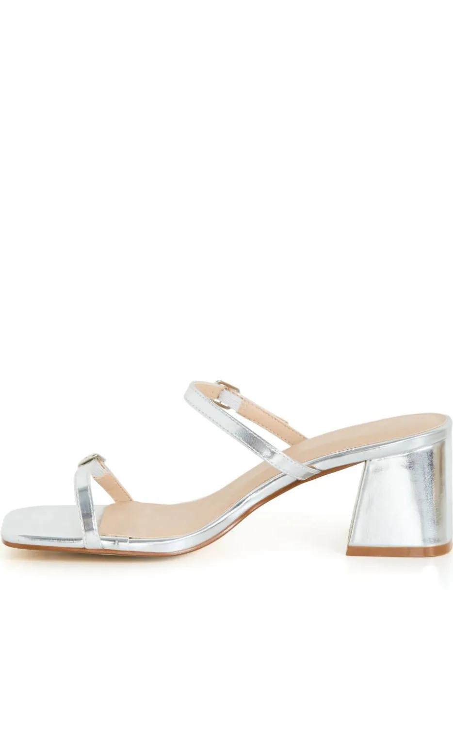 WIDE FIT Yazmine Heel - silver