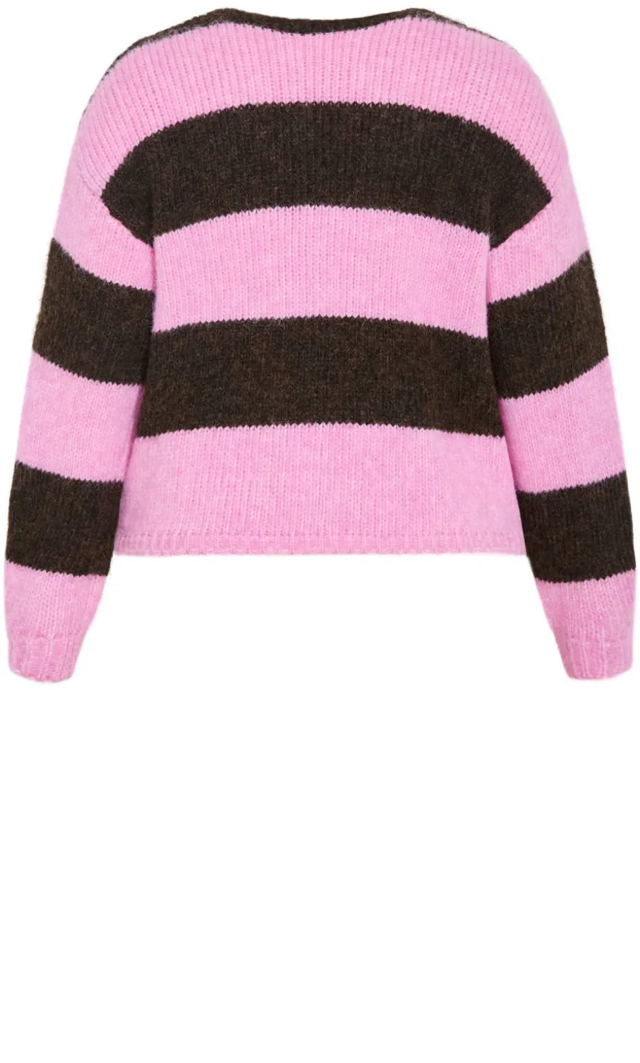 Willow Stripe Tie Cardigan - pink