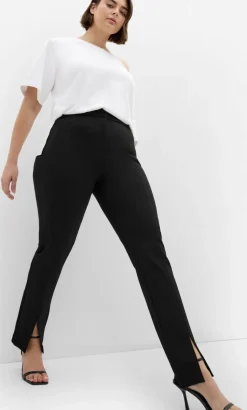 Wynter Tapered Ponte Pant - black