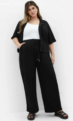 Zoie Button Up Shirt - black